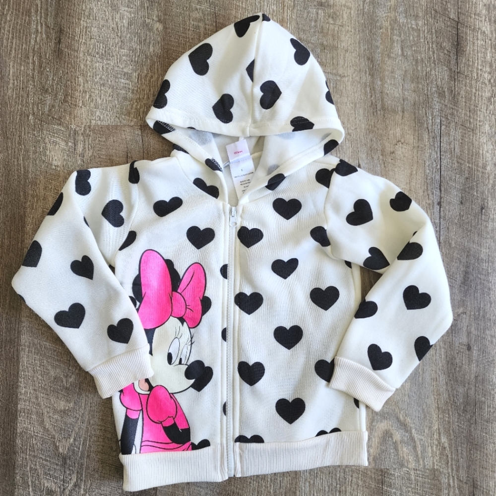 Minnie Mouse Heart Hoodie